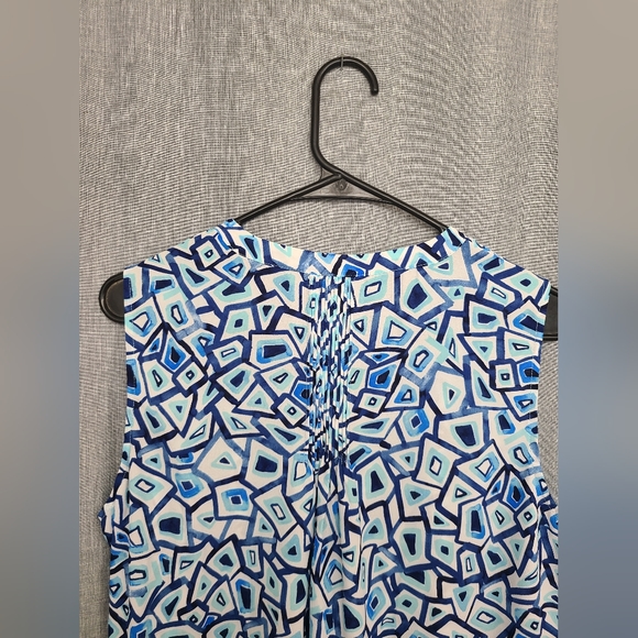 NDYJ women's top/blouse sleeveless blue sz M - Picture 5 of 5